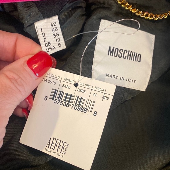 Moschino sequin bow blazer jacket US 8 - Picture 4 of 5